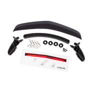 Traxxas 8392 Side Mirrors with Retainers and Spoilerwith Retainer Black (fits 8391 body)