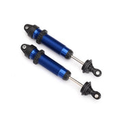 Traxxas 8460X Aluminium Rear Threaded GTR Shocks 139mm Blue 2pc
