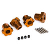 Traxxas 8654A Wheel Hubs Splined 17mm Orange Anodized 4pc