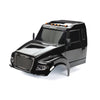 Traxxas 8823X TRX-6 Ultimate RC Hauler Body Black Painted with Decals Applied Includes Light Housings and Side Mirrors