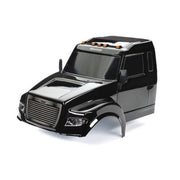 Traxxas 8823X TRX-6 Ultimate RC Hauler Body Black Painted with Decals Applied Includes Light Housings and Side Mirrors