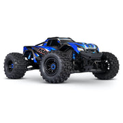 Traxxas 89086-4 Maxx With WideMAXX 1/10 Electric RC Monster Truck Blue