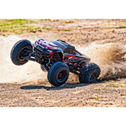 Traxxas 89086-4 Maxx V2 With WideMAXX 1/10 Electric RC Monster Truck Red