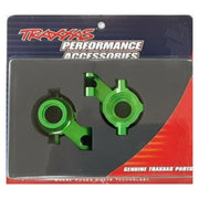 Traxxas 8937G Steering Blocks Aluminium Green-anodized Left & Right for Maxx