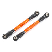 Traxxas 8948A Toe Links Front Tubes Orange 7075-T6 Aluminum 88mm 2pc