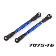 Traxxas 8948X Front Toe links 7075-T6 Aluminium 88mm with Rod Ends Blue 2pc