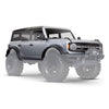 Traxxas 9211G 2021 Ford Bronco Complete Body Painted Iconic Silver (requires #8080X inner fenders)