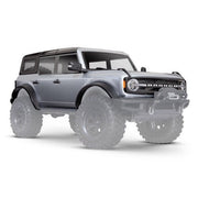 Traxxas 9211G 2021 Ford Bronco Complete Body Painted Iconic Silver (requires #8080X inner fenders)