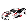 Traxxas 9340X Toyota Supra GT4 Body includes Accessories and Decal Sheet White