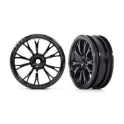 Traxxas 9472 Front Weld Gloss Black Wheels 2pc