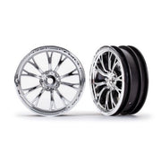Traxxas 9472R Front Weld Chrome Wheels 2pc