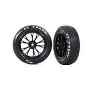 Traxxas 9474 Front Mickey Thompson ET Tyres and Weld Gloss Black Wheels with Foam Inserts Assembled and Glued 2pc