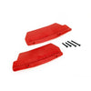 Traxxas 9519R Mud Guards Rear Red Left and Right