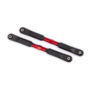Traxxas 9549R Toe Links Tubes 7075-T6 Anodised Aluminium Red