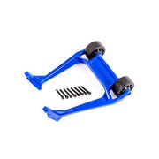 Traxxas 9576X Wheelie Bar Blue Assembled
