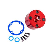 Traxxas 9581R Carrier Differential with Differential Bushing Ring Gear Gasket Anodised Aluminium Red