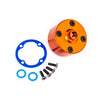 Traxxas 9581T Carrier Differential with Differential Bushing Ring Gear Gasket Anodised Aluminium Orange