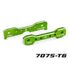 Traxxas 9629G Tie Bars Front 7075-T6 Anodised Aluminium Green