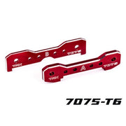Traxxas 9629R Tie Bars Front 7075-T6 Anodised Aluminium Red