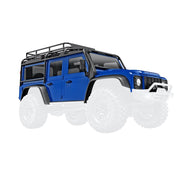 Traxxas 9712-BLUE Body Land Rover Defender Complete Blue