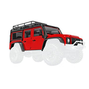 Traxxas 9712-RED Body Land Rover Defender Complete Red