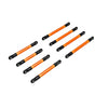 Traxxas 9749-ORNG 6061-T6 Aluminum Suspension Link Set Orange