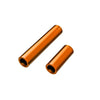 Traxxas 9752-ORNG Driveshafts Center Female 6061-T6 Aluminum Orange Anodized F/R (For Use with No.9751A or 9751X Metal Center Driveshafts)