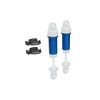Traxxas 9763-BLUE Body GTM Shock 6061-T6 Aluminum Blue Anodized with Spring Pre-Load Spacers 2pc