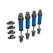 Traxxas 9764-BLUE Shocks GTM 6061-T6 Aluminum Blue Anodized (Fully Assembled without Springs) 4pc