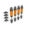 Traxxas 9764-ORNG Shocks GTM 6061-T6 Aluminum Orange Anodized (Fully Assembled without Springs) 4pc