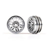 Traxxas 9768-SATIN Wheels 1.0inch Satin Chrome 2pc
