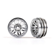 Traxxas 9768-SATIN Wheels 1.0inch Satin Chrome 2pc