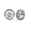 Traxxas 9770-SATIN Wheels 1.0inch Satin Chrome 2pc