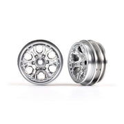 Traxxas 9770-SATIN Wheels 1.0inch Satin Chrome 2pc
