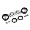 Traxxas 9781-SATIN Wheels 1.0inch Method Race Wheels 105 Satin Chrome Beadlock 2pc