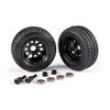 Traxxas 9797 Trailer Wheels 2pc / Tyres 2pc / Mounting Hardware