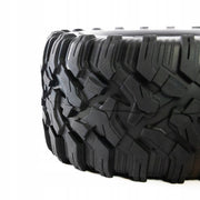 Traxxas 8972 Black Wheels Maxx All-Terrain Tyres Foam Inserts 17mm Splined TSM Rated Assembled 2pc