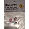 The Train Girl TTG001 HO Australian Street Sign Railway Crossing Pack