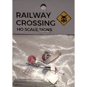 The Train Girl TTG001 HO Australian Street Sign Railway Crossing Pack