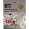 The Train Girl TTG004 HO Australian Street Sign Rest Stop Pack