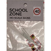 The Train Girl TTG005 HO Australian Street Sign School Zone Pack