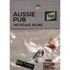 The Train Girl TTG015 HO Australian Street Sign Aussie Advertising Pub 6pk