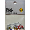 The Train Girl TTG023 N Australian Street Sign Rest Stop Pack