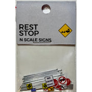 The Train Girl TTG023 N Australian Street Sign Rest Stop Pack