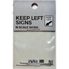 The Train Girl TTG028 N Australian Street Sign Keep Left 4pk