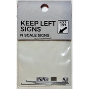 The Train Girl TTG028 N Australian Street Sign Keep Left 4pk