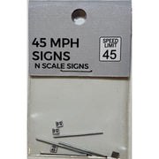 The Train Girl TTG033 N Australian Street Sign 45mph Limit 4pk
