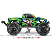 Traxxas 90076-4 Hoss 4X4 VXL 1/10 Brushless RC Monster Truck (Green)