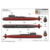 Trumpeter 05910 1/144 Plan Type 092 XIA Class SSN Chinese Navy Submarine
