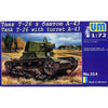 UM Military Tactics 314 1/72 Light Artillery Tank T-26 with Turret A-43 (Turret of N.Dyrenkov)